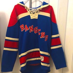 Hooded New York Rangers Henric Lundqvist Jersey